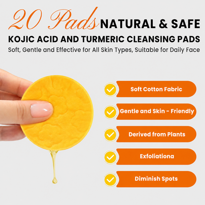 🔥Last Day Big Discount Promotion🔥 | Prionne Turmeric Kojic Glow Pads