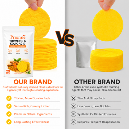 🔥Last Day Big Discount Promotion🔥 | Prionne Turmeric Kojic Glow Pads