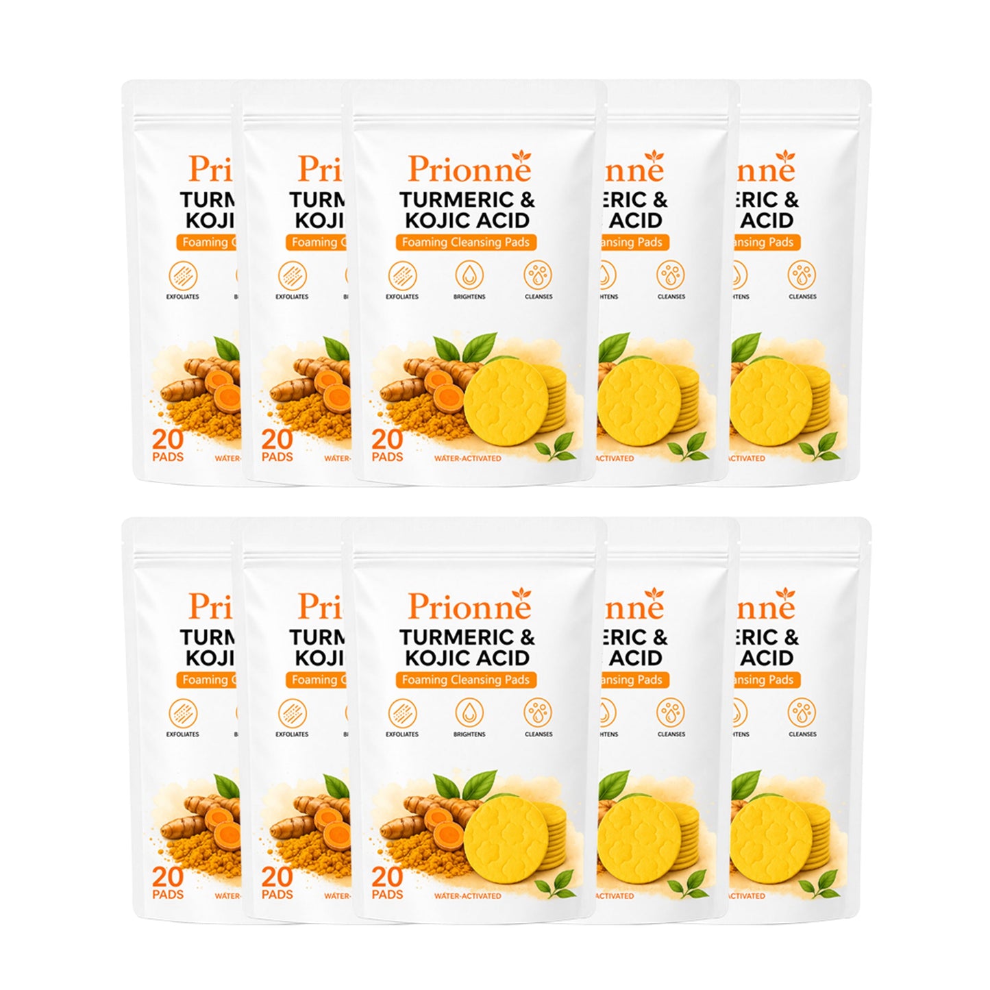 🔥Last Day Big Discount Promotion🔥 | Prionne Turmeric Kojic Glow Pads