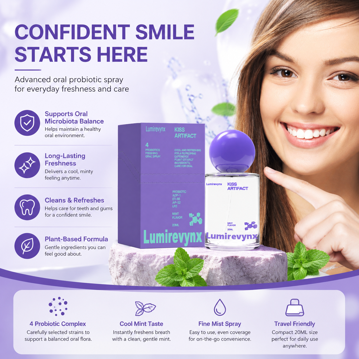 🌿Natural Botanical Formula for Confident Smile💨