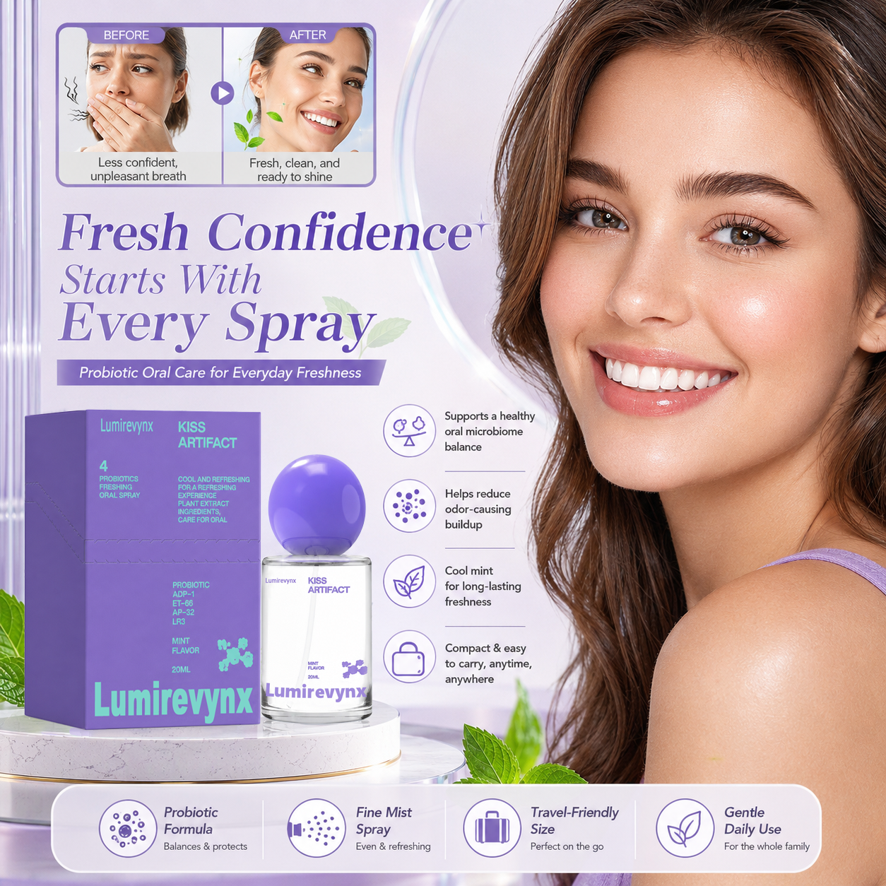 🌿Natural Botanical Formula for Confident Smile💨