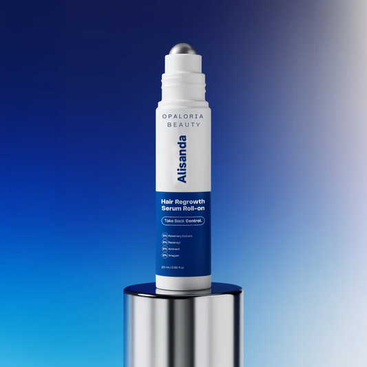 Alisanda Roller-applied hair growth serum: Say goodbye to hair loss.