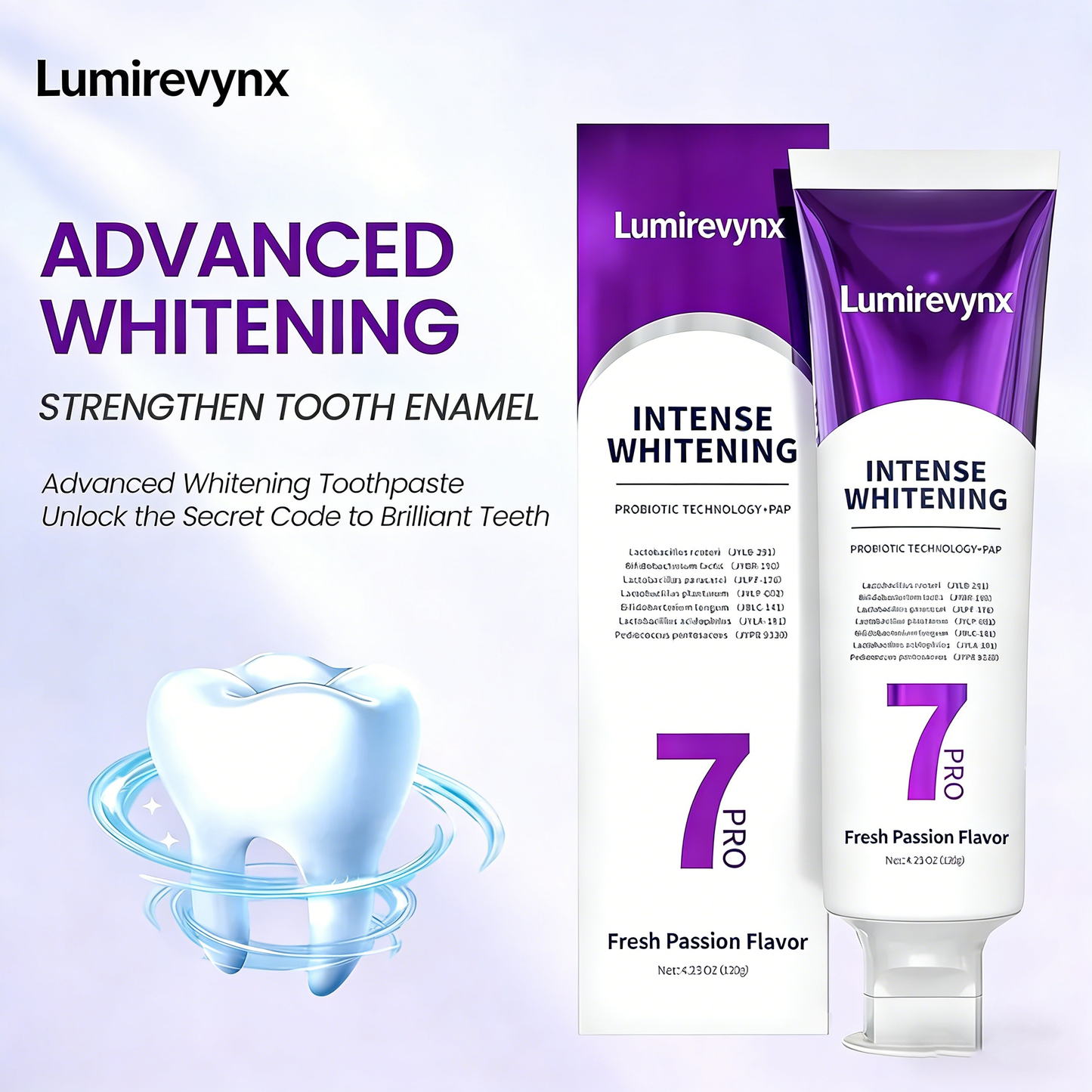 💜 Deep-Cleaning Whitening for Stained, Yellow, and Tired-Looking Teeth